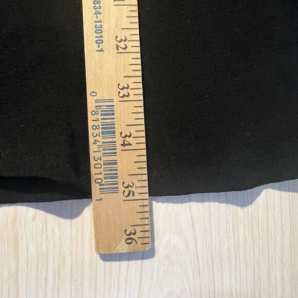 NWT En Focus Studio Black Sheath Dress 8 Demure Classy Lace Sleeves Feminine - Picture 7 of 8